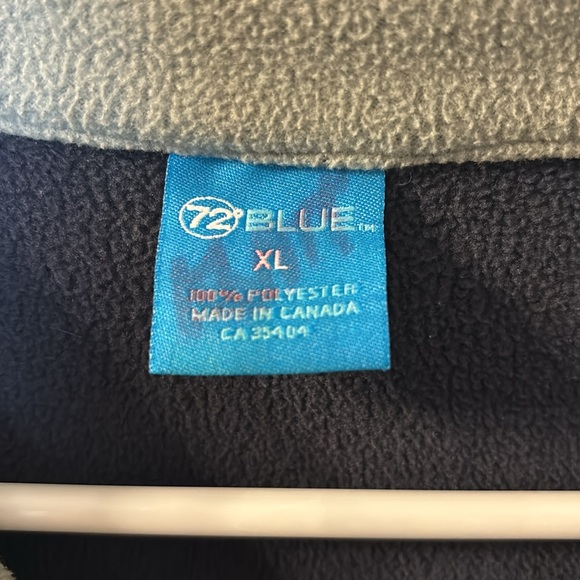 72 Blue Gonzaga Bulldogs fleece zip up size XL - Picture 4 of 6